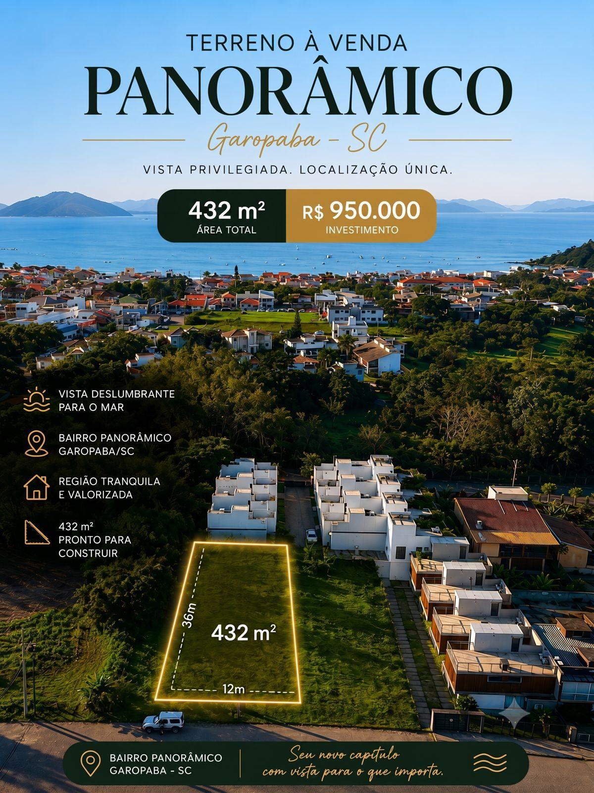 Terreno com 433 m² no bairro Panorâmico — foto 1